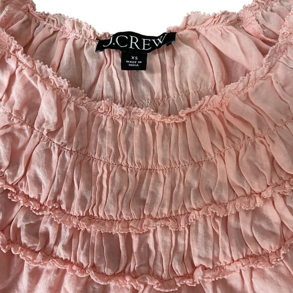 J.Crew Rosalie‎ top in cotton voile pink - Picture 4 of 8
